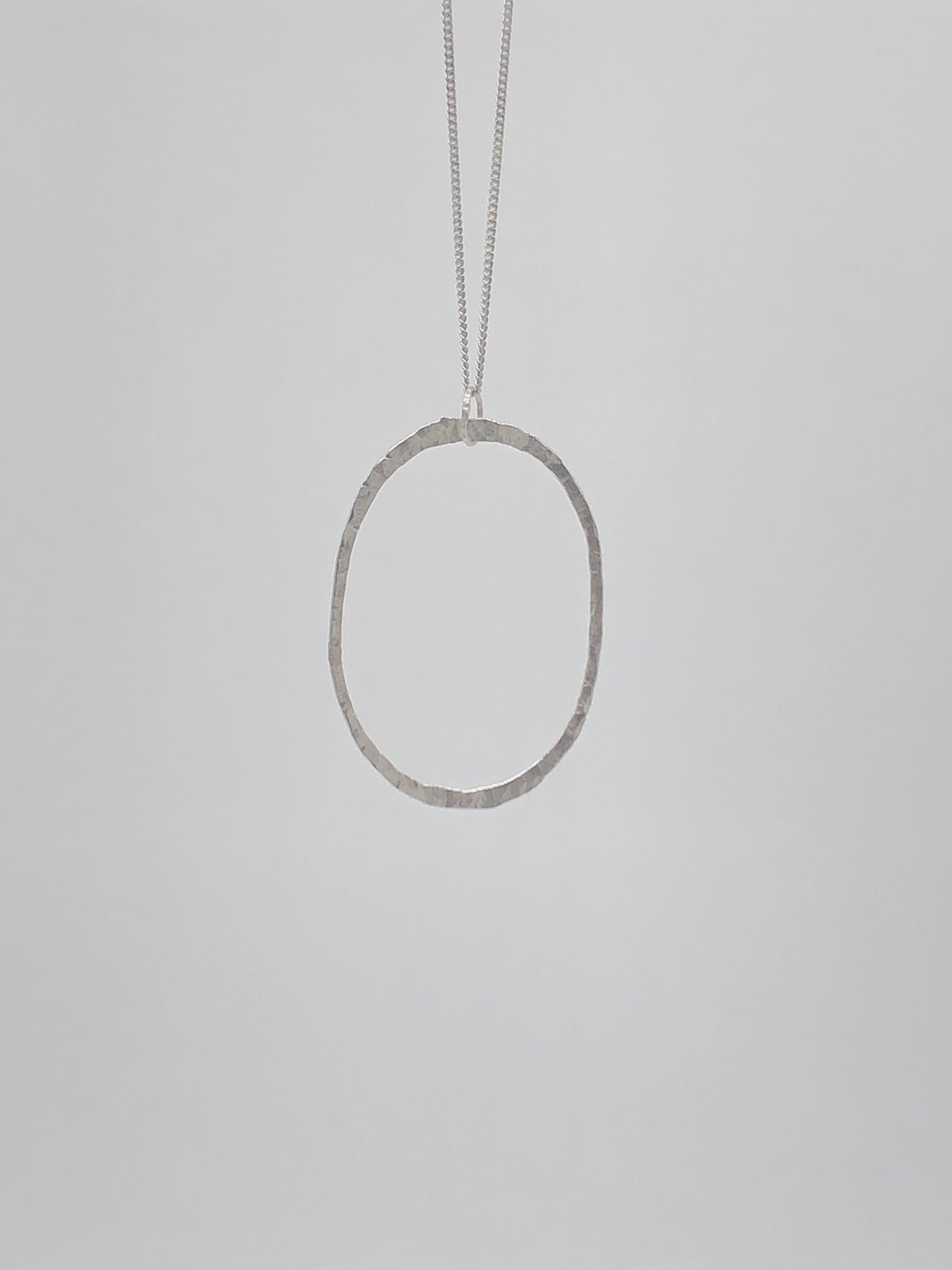 Hanger Ovaal 5,5cm-4cm hamered