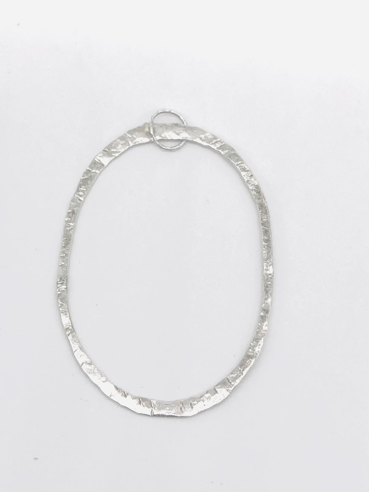 Hanger Ovaal 5,5cm-4cm hamered