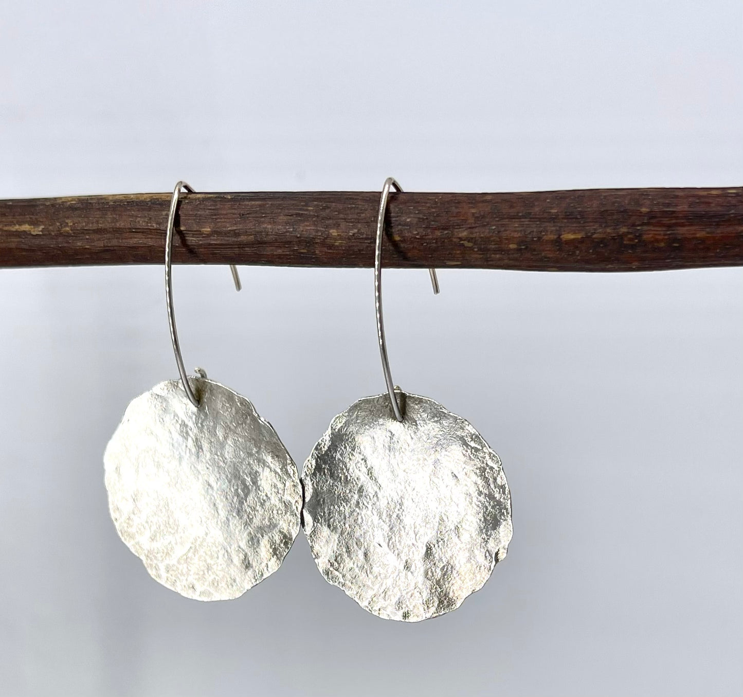 Oorbellen hanger amulet 30mm