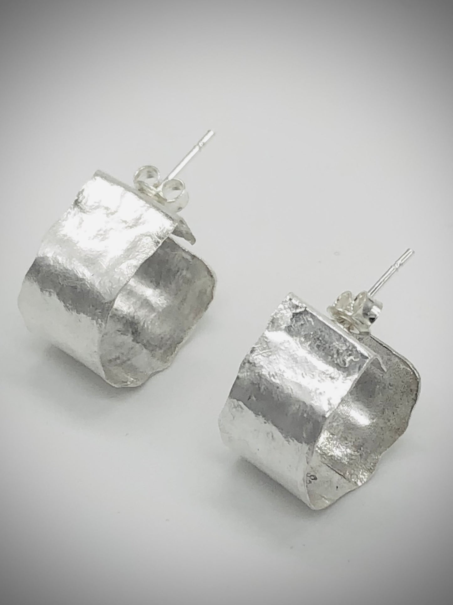 Oorbellen Hammered Hoops