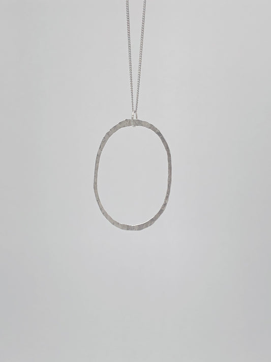 Hanger Ovaal 5,5cm-4cm   hamered