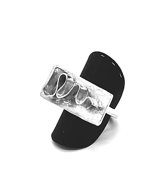 Ring ‘snake’ maat 53
