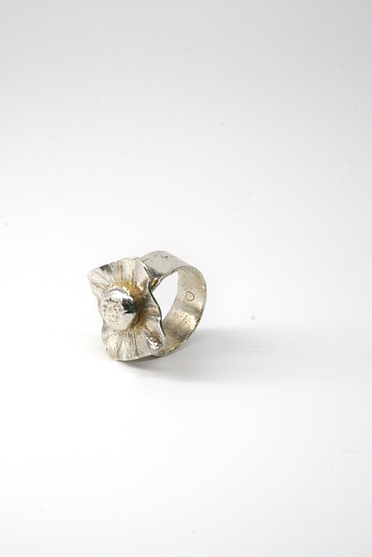 Ring Flower Power maat 54/55