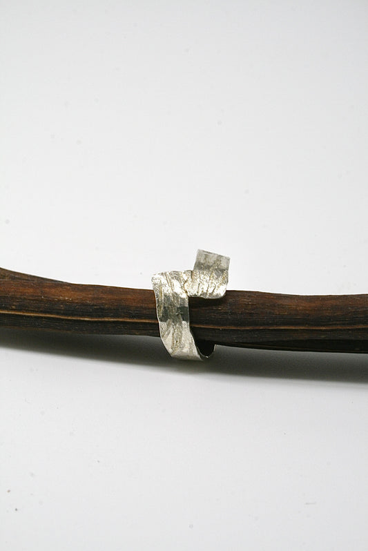 Ring single swirl gegraveerd 5mm maat 52