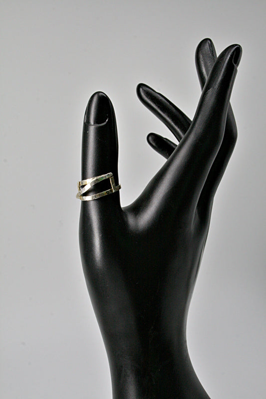 Ring twisted bar maat 56