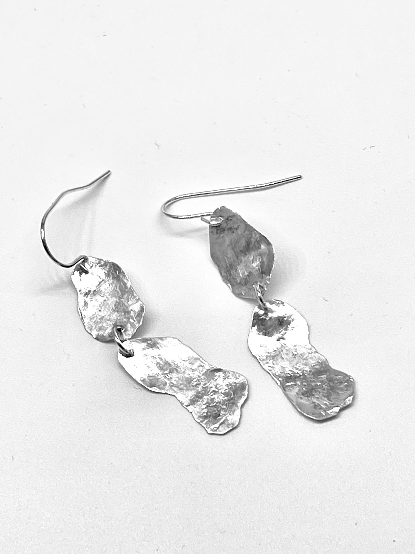 Oorbellen Hanging Pieces (totale lengte 5cm)